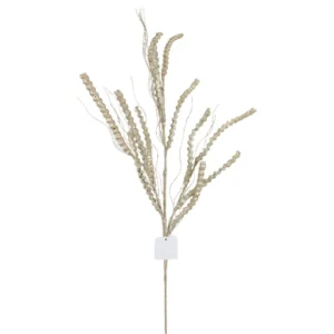 32" CHAMPAGNE GLITTER GRASS SPRAY