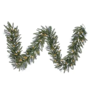 9'x14"D PRELIT JACK PINE GARLAND