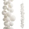 4' WHITE SNOWBALL GARLAND