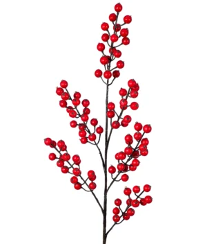 30" WATERPROOF MATTE RED WINTER BERRY SPRAY