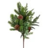 24" REAL TOUCH NORFOLK SPRUCE/JUNIPER SPRAY