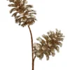 24" DIAMOND CHAMPAGNE/GOLD GLITTER PINECONE SPRAY