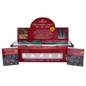 WARM WHITE LED FAIRY LIGHTS WITH TIMER