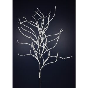 45" WHITE ICED WILLOW SPRAY