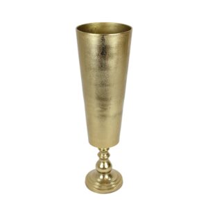 22"H GOLD VASE