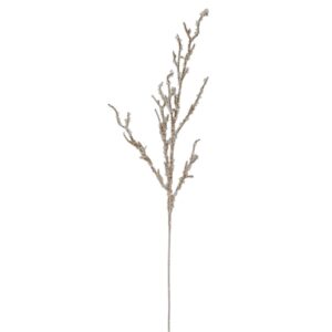 36" CHAMPAGNE GLITTER/ CRYSTAL BRANCH