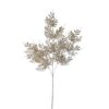 29" GOLD GLITTER BOXWOOD LEAF SPRAY