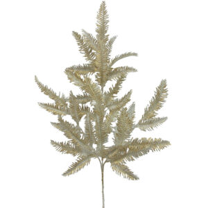 29" GOLD/ WHITE METALLIC BALSAM SPRAY