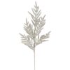 33" PLATINUM GLITTER FERN SPRAY