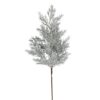 26" SILVER SNOW PINE SPRAY