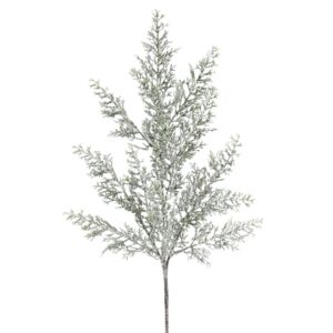 21" SILVER/ GREEN CEDAR BERRY SPRAY