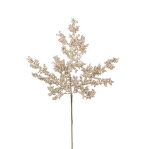 22" CHAMPAGNE GLITTER BERRY SPRAY