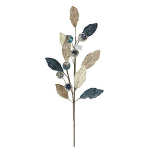 30" BLUE TAUPE JEWEL POMEGRANATE SPRAY