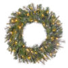 36"D LIT MARSHALL MIX PINE WREATH