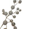 26.5" SILVER/ PLATINUM GLITTER BALL SPRAY