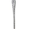5.75" CLEAR GLASS ICICLE ORNAMENT WITH FLAT TOP