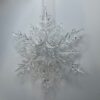 8" ACRYLIC ICY SNOWFLAKE ORNAMENT