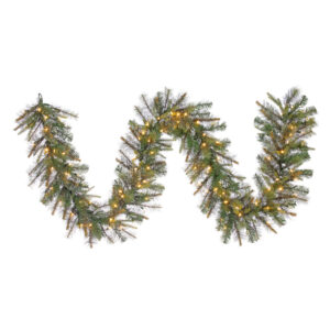 25'x18"D LIT MARSHALL MIX PINE GARLAND