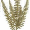25" GOLD GLITTERED FERN SPRAY
