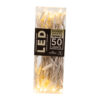 50 LIGHTS 5MM WARM WHITE TWINKLE LED LIGHT SET (WHITE WIRE)