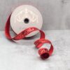 1"x10Y RED GLITTER WIRED RIBBON