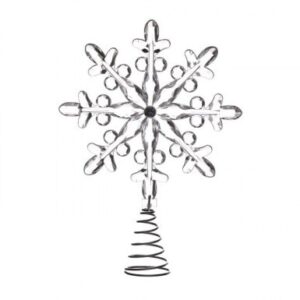 13" ACRYLIC SNOWFLAKE TREE TOPPER