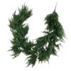 6'x18"D UNLIT DELUXE NORFOLK GARLAND
