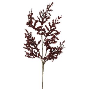 30" BURGUNDY METALLIC PEPPERBERRY SPRAY