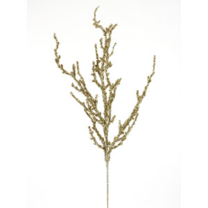 31" PLATINUM GLITTER TWIG SPRAY