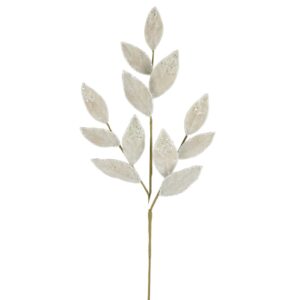 28" PLATINUM ICED LEAF SPRAY