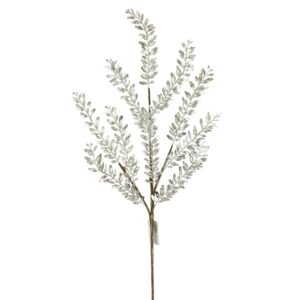 28" PLATINUM METALLIC LEAF SPRAY