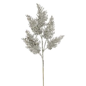 31" PLATINUM GLITTER CEDAR SPRAY