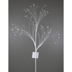 27" WHITE GLITTER STARBURST SPRAY