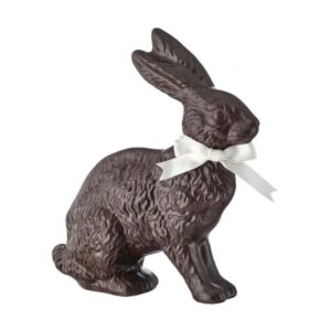 10" RESIN CHOCOLATE BUNNY