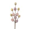 18" PASTEL METALLIC-FINISH EGG SPRAY - SET OF 6